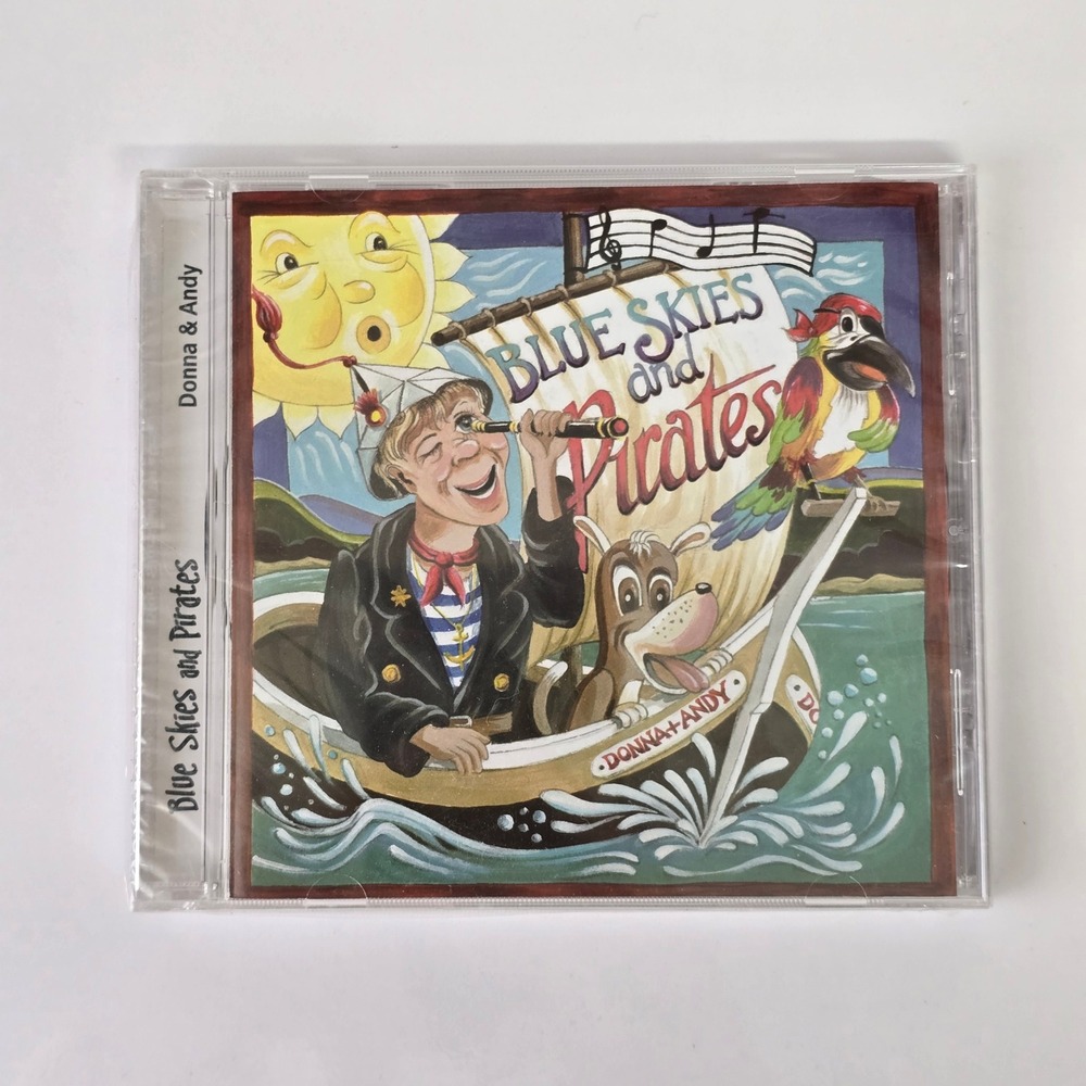 Donna & Andy‎ Blue Skies and Pirates CD Music New Sealed Nautical Whimsical